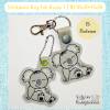 Digitale Stickdatei "Key Fob Koala Set ITH" für den 10x10-13x18cm (4x4-5x7") Stickrahmen Bild 2