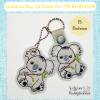 Digitale Stickdatei "Key Fob Koala Set ITH" für den 10x10-13x18cm (4x4-5x7") Stickrahmen Bild 4