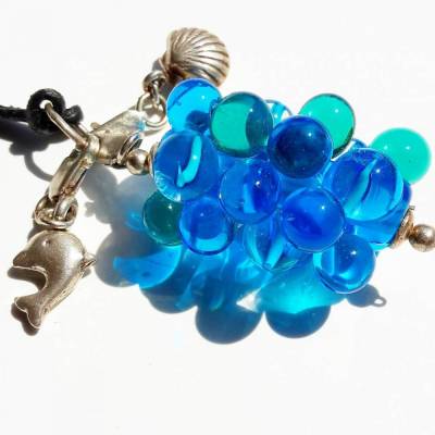 Charm "Bubble", lampwork
