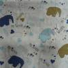 9,20 EUR/m Baumwolle Stoff süße Elefanten blau / hellblau auf weiß Bild 4