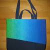 Stofftasche Farbverlauf aus Baumwolle mit vier Henkeln Bild 5