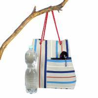 großer Shopper  "Leni" - maritimes Strand-Bag für deinen Urlaub oder deiner Freizeit * Einkaufstasche Bild 4