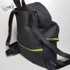 Rucksack Delari_Bag#1 in schwarz/grün Bild 2