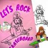Plott-Datei "Mimi mit Skateboard" Bild 2