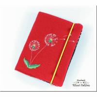 Pusteblume, ein Tagebuch in Din A6, Notizbuch DANDELION, Notizbuchhülle mit Löwenzahn,Skizzenbuch Bild 1