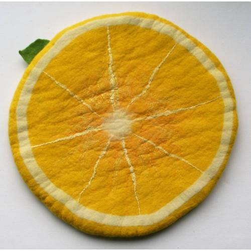 Sitzkissen Zitrone