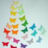 100 Schmetterlinge in 25 Farben - Regenbogen Streudeko zum Basteln und Dekorieren für Taufe, Kommunion, Konfirmation, Ostern oder Geburtstag Bild 2