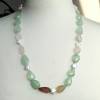 Ferienschmuck - Halskette mit Perlen und mint-grünem Opal, wunderschön auf gebräunter Haut, Sommertrend Bild 2