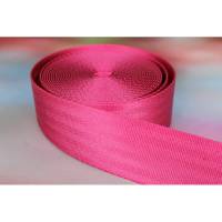 1m Sicherheitsgurtband, 38mm breit, pink Bild 1