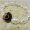 Perlenarmband mit großer Glasperle aus Murano Italien Venedig Bild 3