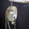 Ohrhänger polierte Muscheln mit kleinen Perlen, Boho Strandparty Bild 2