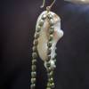 Ohrhänger polierte Muscheln mit kleinen Perlen, Boho Strandparty Bild 3