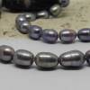 Perlencollier Perlenschmuck grau wie Tahiti große Barock Perlen Geschenk für Frauen Bild 3