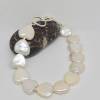 Perlenherzen, echtes Perlenarmband zum Valentinstag mit Süßwasserperlen, Geschenk für die Freundin Bild 3