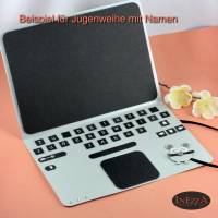 Geldgeschenk Laptop Gutschein Notebook PC große Karte Geschenkverpackung Geburtstag Weihnachten Bild 3