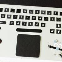 Geldgeschenk Laptop Gutschein Notebook PC große Karte Geschenkverpackung Geburtstag Weihnachten Bild 6