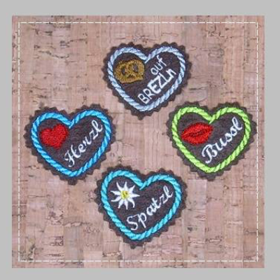 Set LEBKUCHENHERZ 10x10