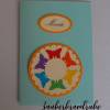 Bastelset Einladung Kommunion Regenbogen Schmetterlinge -  DIY Karten auch für Taufe und Kommunion Bild 6