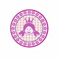 20 Aufkleber / Sticker MOTIV Prinzessin rosa Bild 1