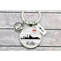 Köln Skyline Schlüsselring ∞ Schlüsselanhänger Köln Skyline *Kölle* mit 2 Anhängern ∞ Geschenkideen von CrystalsAndPearlsIH Bild 1