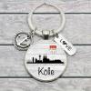 Köln Skyline Schlüsselring ∞ Schlüsselanhänger Köln Skyline *Kölle* mit 2 Anhängern ∞ Geschenkideen von CrystalsAndPearlsIH Bild 2
