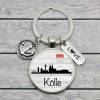 Köln Skyline Schlüsselring ∞ Schlüsselanhänger Köln Skyline *Kölle* mit 2 Anhängern ∞ Geschenkideen von CrystalsAndPearlsIH Bild 3