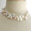 Zartrosa Perlenkette aus buschigen Keshiperlen, bester Glanz Bild 7