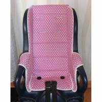 ERSATZBEZUG Auflage Polster passend für Fahrradsitz Jockey Relax pink Fahrradsitzbezug aus Baumwolle Bild 1
