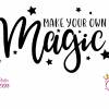 Bügelbild *Make your own magic* Bild 3