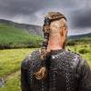 Schwarzes Haarband - Mittelgroß - Krieger Ragnar Loðbrók Vikings Haare Band - Schwarz aus Leder Bild 5