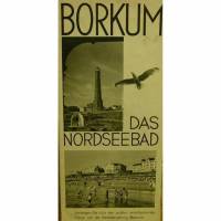 Borkum-Das Nordseebad- 19.Januar 1931, Prospekt Kursteuer-Ordnung und schöne Fotos aus der Zeit Bild 1