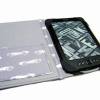 aufklappbare eReader eBook Tablet Hülle Cabrio grau weiß bis max 8 Zoll, Maßanfertigung Bild 2