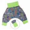 Baby Frühchen Jungen Mädchen Unisex Set Pumphose-Mütze-Tuch "Palmen" Geschenk Geburt, ab Gr. 38-40 Bild 2
