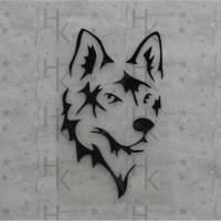 Bügelbild - Wolf / Schäferhund (Kopf) - viele mögliche Farben Bild 1