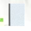 Notizbuch, blau grau, A5, pastell, handgefertigt, 200 Seiten Recyclingpapier Bild 2