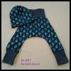 SONDERPREIS! 2-teiliges Babyset "Birne" 74/80, genäht aus Jersey in blau-dunkelblau, von he-ART by helen hesse Bild 2