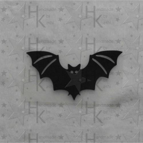 Bügelbild - Fledermaus / Vampir - viele mögliche Farben