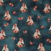 Sommersweat French Terry Sweat-Stoff mit Einhorn Boho Hippie Blumenkranz 50 cm x 145 cm Bild 3
