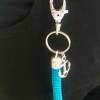 Taschenanhänger oder Schlüsselanhänger aus Segelseil mit Anker in unterschiedlichen Farben Bild 3