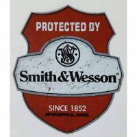 Smith & Wesson, Vintage Sticker, Autoaufkleber, mehrfarbig Bild 1