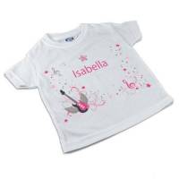 T-Shirt, Kinder T-Shirt mit Namen, Mädchen, Motiv Rockstar pink Bild 1