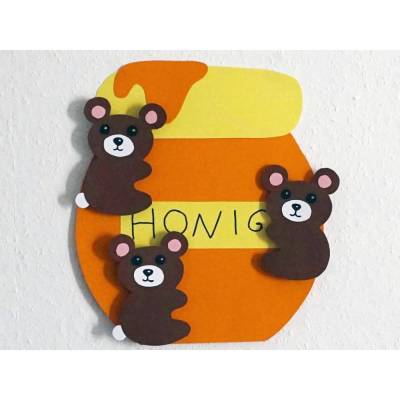 Bastelanleitung für den Bären Fotohalter