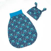 Baby Frühchen Jungen Mädchen Set Pumphose-Mütze-Tuch "LEO" ab Gr. 38-40 Geschenk Geburt Bild 4