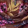 Jersey Viskose Batik Ethno braun mit Blumen Afrika 50 cm x 145 cm Nähen Stoff Bild 2
