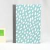 Notizbuch, mint, weiße Tupfen, A5, handgefertigt, 200 Seiten Recyclingpapier Bild 2