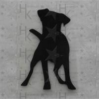 Bügelbild - Süßer Hund / Labrador (Silhouette) - viele mögliche Farben Bild 1