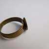 Ring Rohling für Cabochon 10mm, bronze (R3) Bild 3