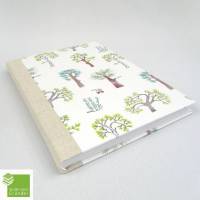 Notizbuch, Hardcover, Bäume  natur, DIN A5, 100 Blatt Fadenheftung Recyclingpapier