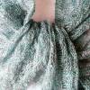 Elegantes Umschlagtuch aus Mohair in Grau-Petrol/Teal mit dezentem Glanz, festlicher Damen-Schal gestrickt Bild 5