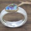 Ring aus Silber 925/- mit tropfenförmigen Opal Bild 5